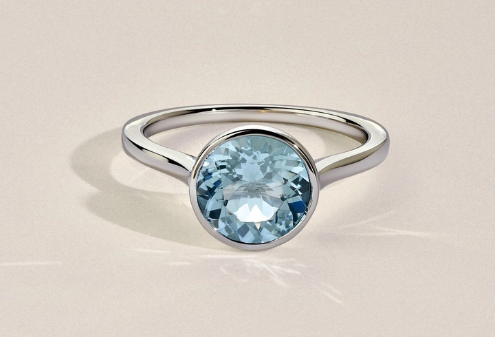 Bezel Engagement Ring